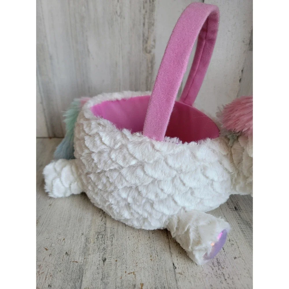 Unicorn Easter basket reindeer plush youth‎ spring home decor stuffed animal